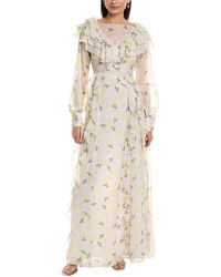 Ted Baker - Frilled Maxi Dress - Lyst