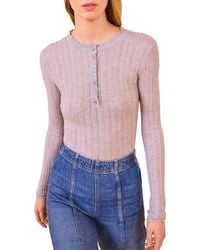 Ulla Johnson - Delia Henley Knit Top - Lyst