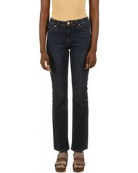 Jag - Ruby Mid Rise Straight Leg Jeans - Lyst