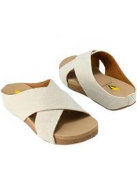 Volatile - Ablette Ultra Comfort Slip-On Crisscross Slides - Lyst