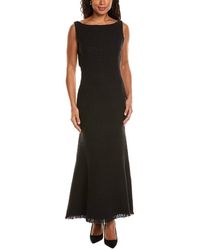 Oscar de la Renta - Tweed Silk-Lined Midi Dress - Lyst
