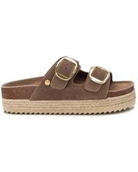 Xti - Suede Flat Sandals By - Lyst