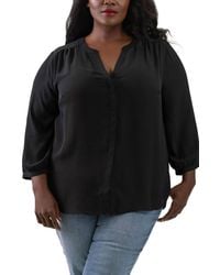 NYDJ - Pintuck Blouse - Lyst