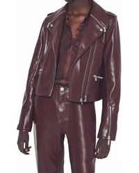 AS by DF - Cindy Recycled Leather Jacket - Lyst