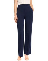 NIC+ZOE - Knit Wide Leg Pleated Pant - Lyst