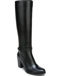 Naturalizer - Kalina Leather Block Heel Knee-high Boots - Lyst