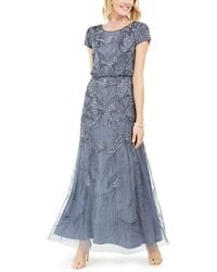 Adrianna Papell - Beaded Gown - Lyst