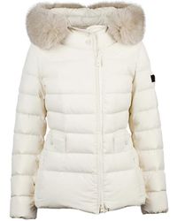 Peuterey - Turmalet Down Jacket With Plush Fur Trim And Flattering Silhouette - Lyst