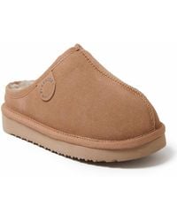 Dearfoams - Fireside By Greta Genuine Shearling Clog Slipper - Lyst