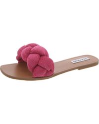Steve Madden - Bellamy Braided Slip-On Slide Sandals - Lyst