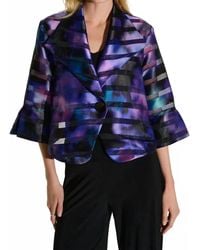 Joseph Ribkoff - Abstract Print Swing Style Jacket - Lyst