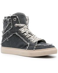Zadig & Voltaire - High Top Canvas Sneakers - Lyst