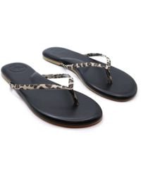 Solei Sea - Indie Leopard Flip-Flop Sandals - Lyst