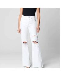 Blank NYC - The Franklin Ribcage Wide Leg Heads - Lyst