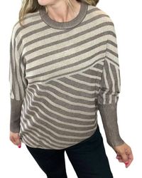 Mystree - Mia Stripe Block Sweater - Lyst