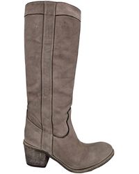 Madison Maison - Leather Knee-High Pull-On Boot - Lyst