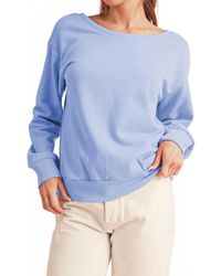 Shewin - Bowknot Round Neck Sweatshirt - Lyst
