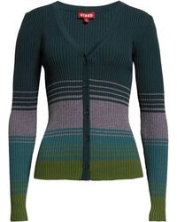 STAUD - Cargo Color Block Ribbed Sweater - Lyst