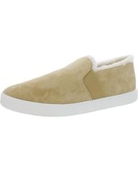 Vince - Blair Suede Shearling Loafers - Lyst