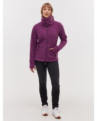Bench - Funnel Microfleece Wrap Neck Zip-Up - Lyst