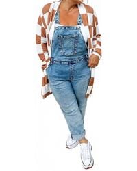Blakeley - Lola Checkered Print Cardigan - Lyst