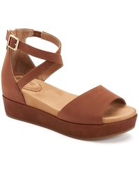 Giani Bernini - Ellenaa Memory Foam Ankle Strap Wedge Sandals - Lyst