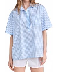Caroline Constas - Missa Open Placket Pullover Top - Lyst