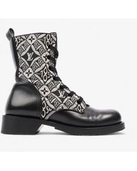 Louis Vuitton - Since 1854 Metropolis Flat Ranger Boots Monogram Calfskin Leather - Lyst