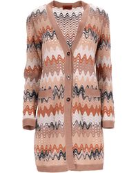 Missoni - Zigzag Buttoned Long Cardigan - Lyst