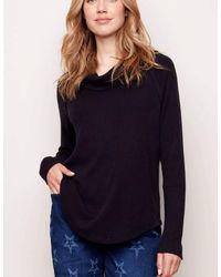Charlie b - Cowl Neck Sweater - Lyst