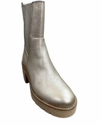 Softwaves - Margo Metal Oro Boots - Lyst