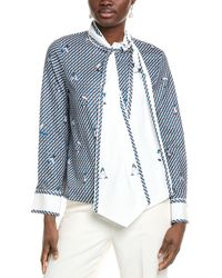 Gracia - Tie-Neck Blouse - Lyst