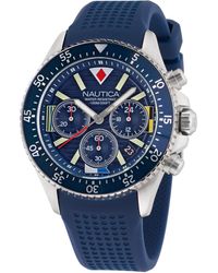 Nautica - Westport Recycled Silicone Chronograph Watch - Lyst