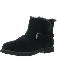 Style & Co. - Faux Fur Lined Suede Booties - Lyst