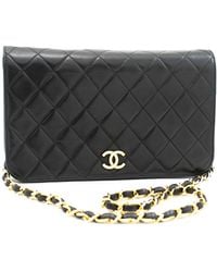 Chanel - Full Flap Leather Shoulder Bag (pre-owned) - Lyst
