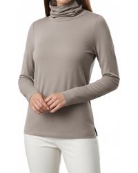 HENRIETTE STEFFENSEN - High Neck Knit Top - Lyst