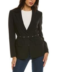 BOSS - Boss Belted Jacket - Lyst