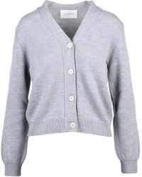 Ballantyne - Wool Button Cardigan - Lyst