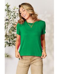 TRUEDAMES - Full Size Round Neck Short Sleeve T-Shirt - Lyst