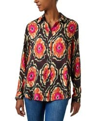 Finley - Monica Medallion Print Blouse - Lyst