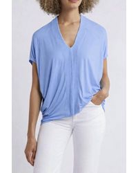 Apny - Oversized Short Sleeve Tee Top - Lyst