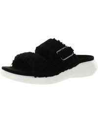 Koolaburra - Pasea Faux Fur Slip-on Slide Sandals - Lyst