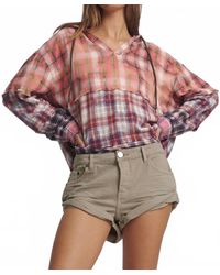 One Teaspoon - Bandits Low Waist Denim Shorts - Lyst
