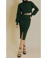 AUREUM - Cropped Turtleneck Sweater - Lyst