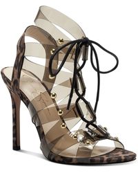 Jessica Simpson - Jaray Patent Leather Stiletto Dress Sandals - Lyst