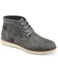 Vance Co. - Austin Faux Leather Round Toe Chukka Boots - Lyst