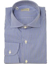 Sartorio Napoli - Micro Gingham Cotton Dress Shirt - Lyst