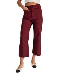 Eesome - Gingham Straight Leg Pant - Lyst