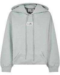 MM6 by Maison Martin Margiela - Relaxed-Fit Hooded Sweatshirt With Kangaroo Pocket - Lyst