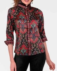 Gretchen Scott - Boyfriend Button Up Blouse - Lyst
